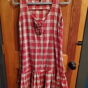 Ben Sherman Red Plaid Women's Dress